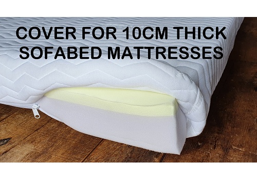 Replacement cover for 10cm thick sofabed mattresses - Choice of widths 1